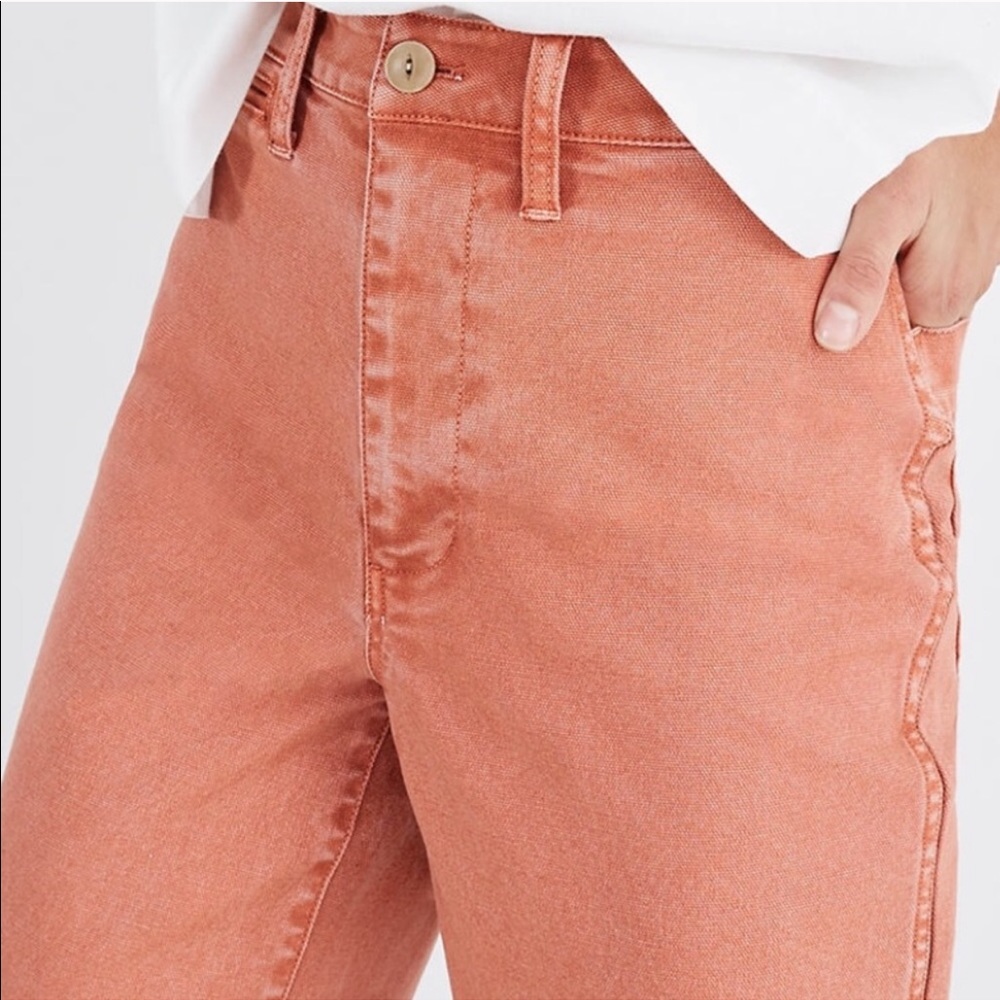 High waisted, cropped, Madewell Slim Emmett Pant